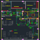 لوگوی نقشه کشی تاسیسات مکانیکی ساختمان، طراحی قطعات و تجهیزات صنعتی